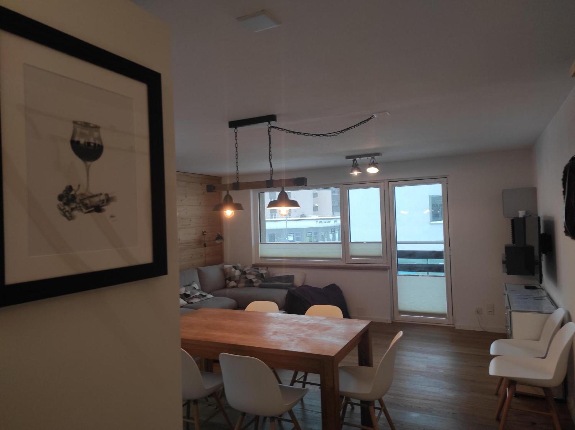 다보스 Haus Rhaetikon 1. Og, Links 아파트 외부 사진